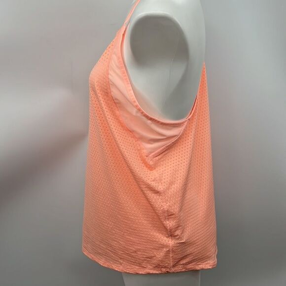 Athleta peach medium spaghetti strap racerback tank - Picture 5 of 8